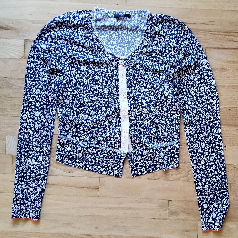 NWOT HIGH Long Sleeve t-shirt Floral Print Top Size XS. Original $405